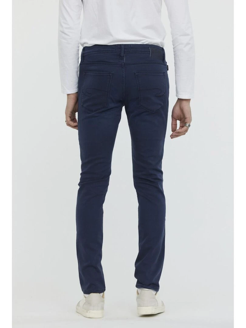 Lee Cooper   Pantalon coton slim LC128   Bleu marine