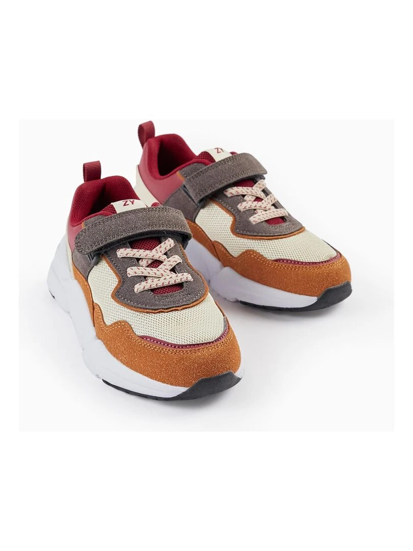 Baskets Chunky pour Garçon 'Superlight' Skater's’ Dictionary Beige clair
