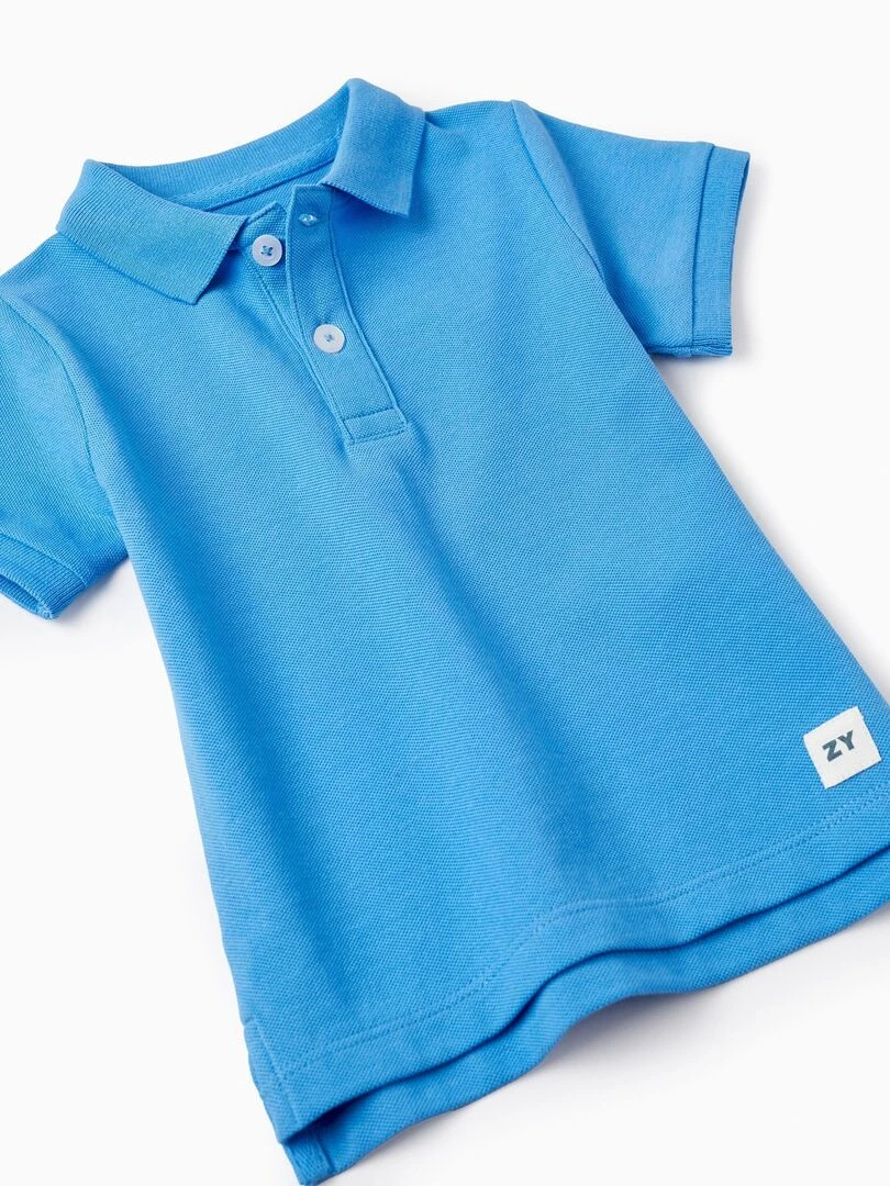 Polo en Piqué de Coton pour Bébé Garçon manches courtes EXPLORING AUSTRALIA   Bleu