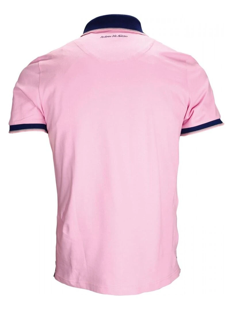 Polo piqué PIERCE Rose