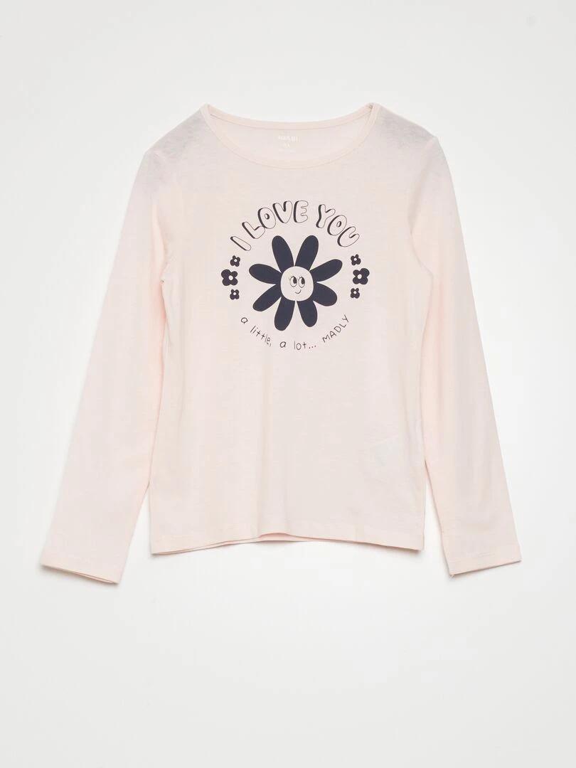 Ensemble pyjama long   2 pièces   FLOWER