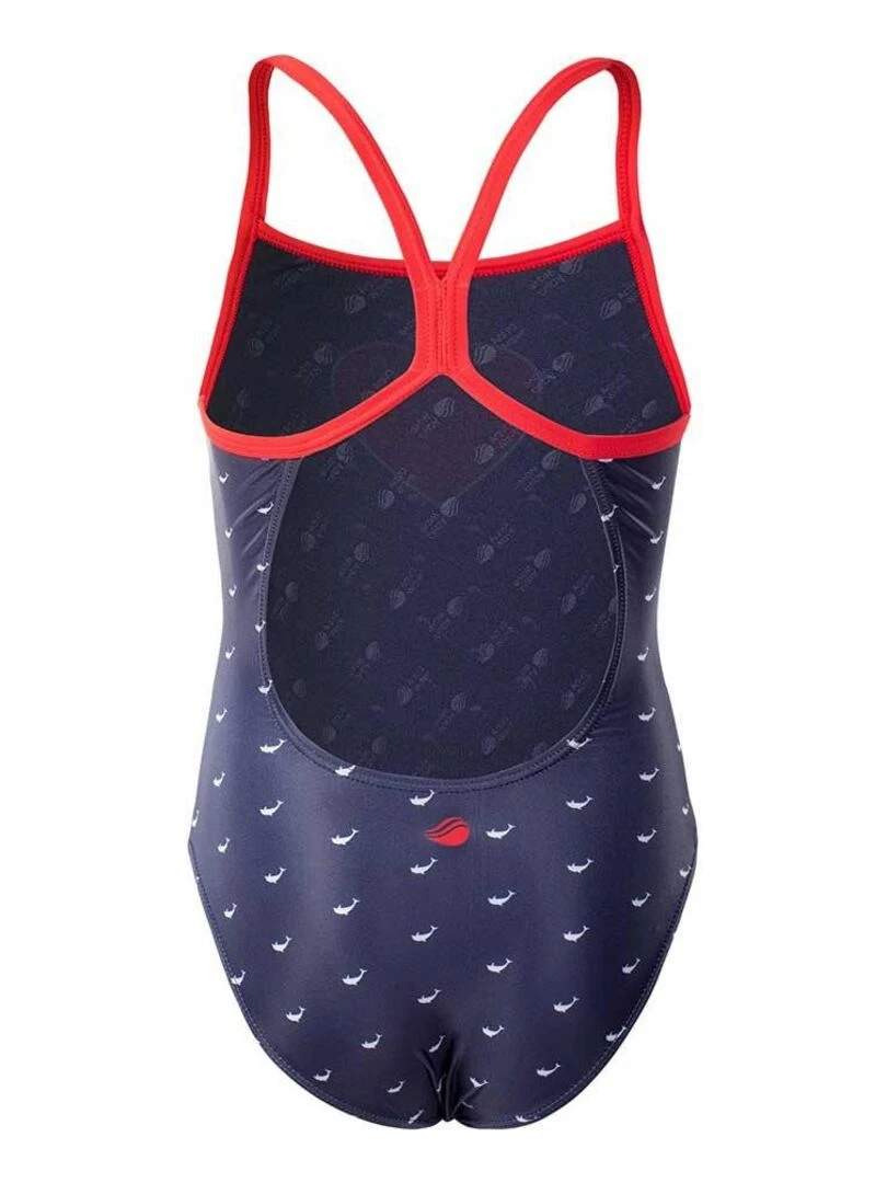 Aquawave Maillot de bain 1 pièce TRIANGULO Bleu Rouge Blanc