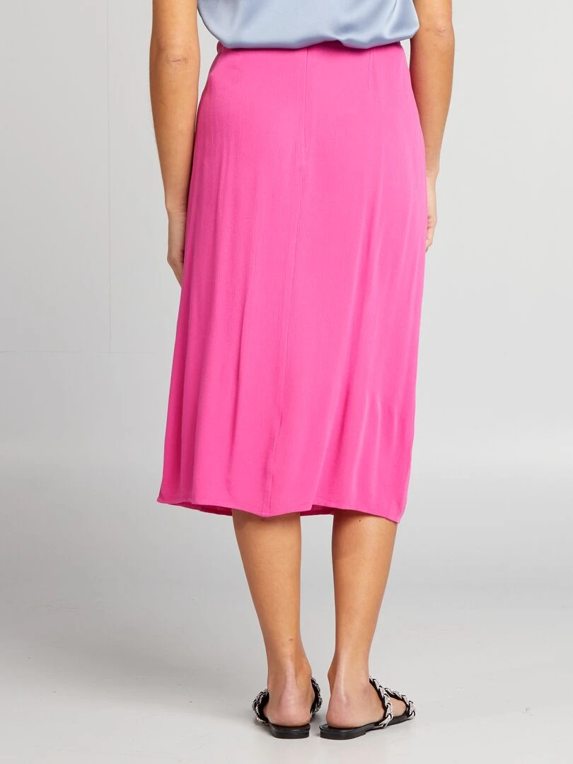 Jupe portefeuille   Rose