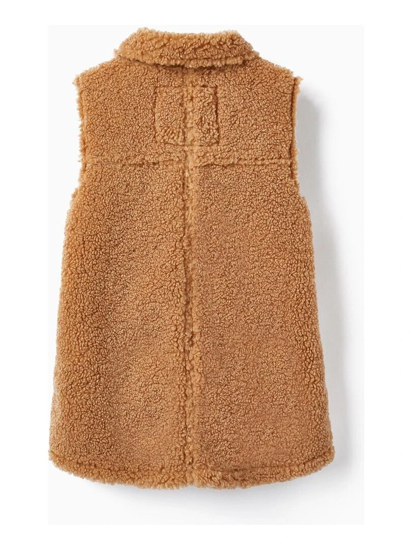 Gilet en Fourrure pour Fille ACE CLUBS Beige