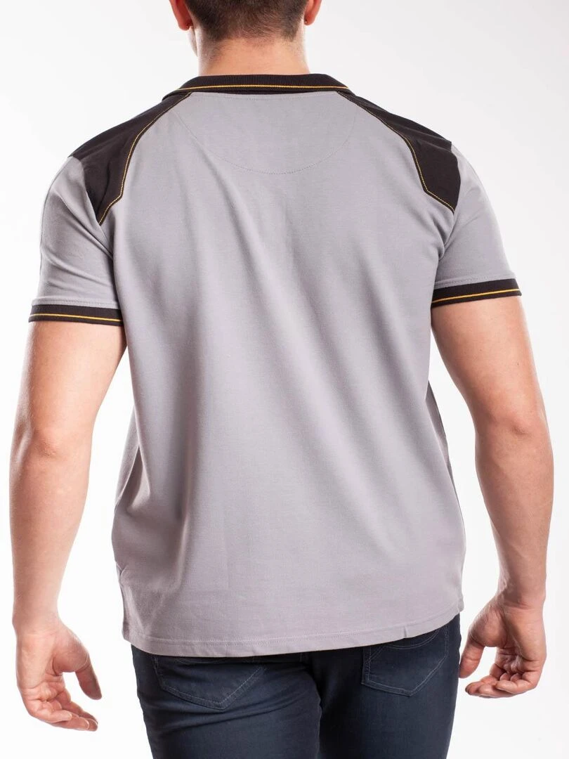 Polo stretch renforcé WORKPOL 'Rica Lewis' Gris