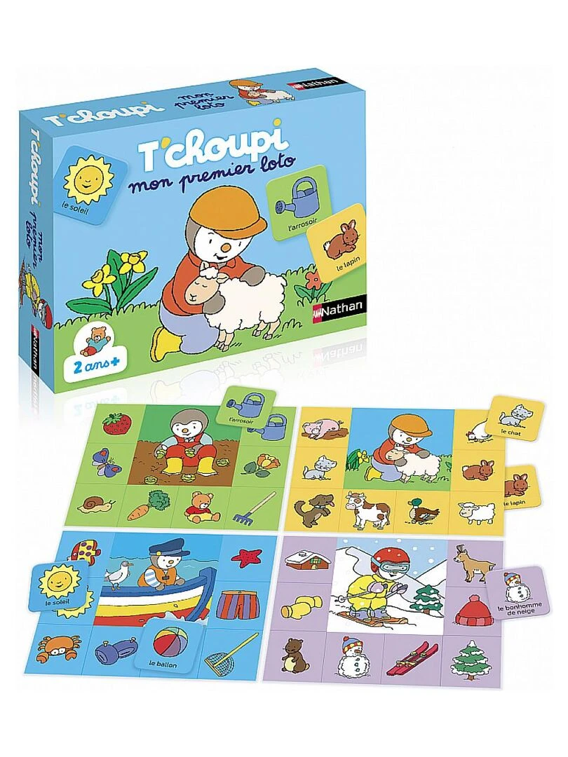 Apprendre à associer Loto T'choupi   N/A