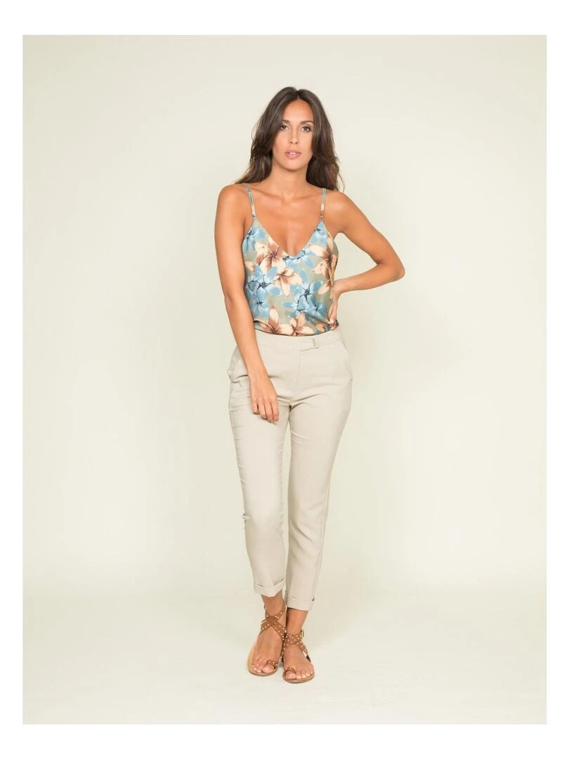 Pantalon cigarette ECLAIR   Beige
