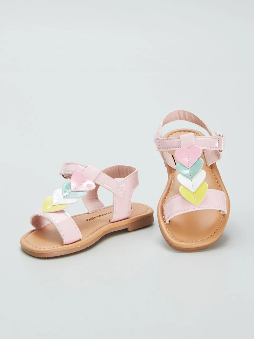 Sandales vernies   Rose