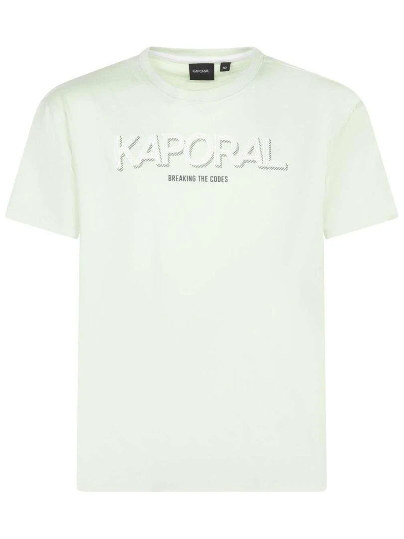 KAPORAL T shirt coton col rond Vert d'eau