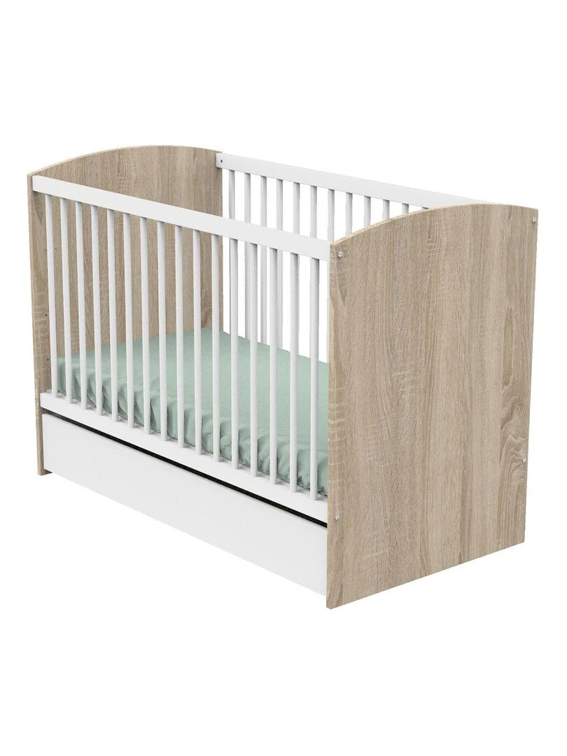 Lit bébé ACCESS SAUTHON Blanc Marron