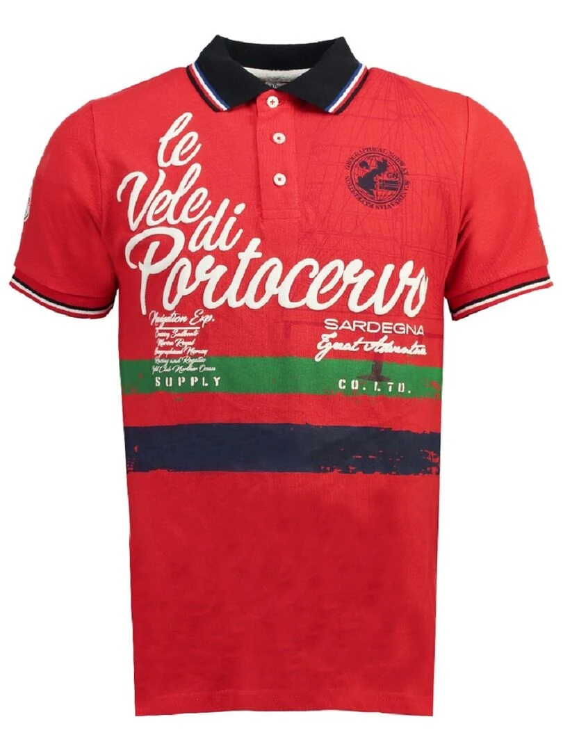 Polos 'Geographical Norway' 'Kingsley Ss Men' Rouge