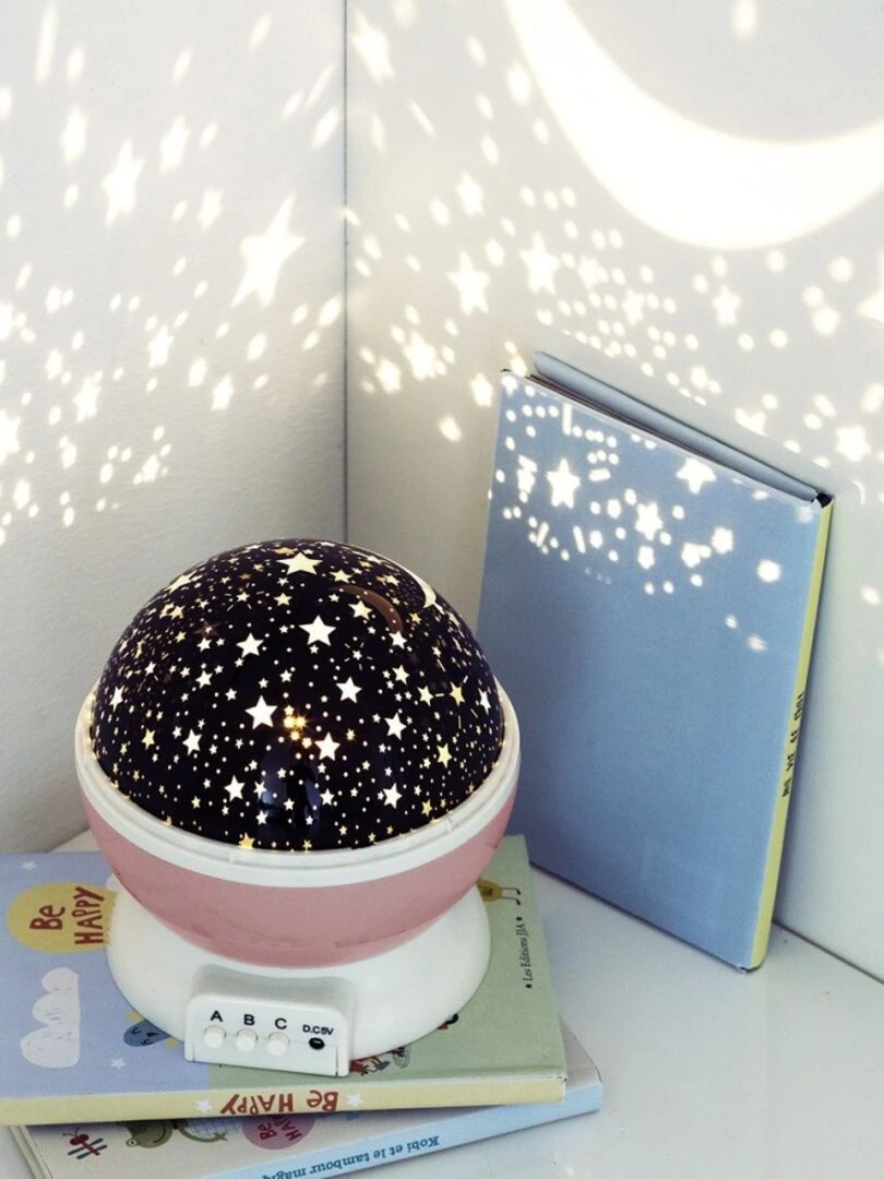 Lampe veilleuse projecteur rose   Rose