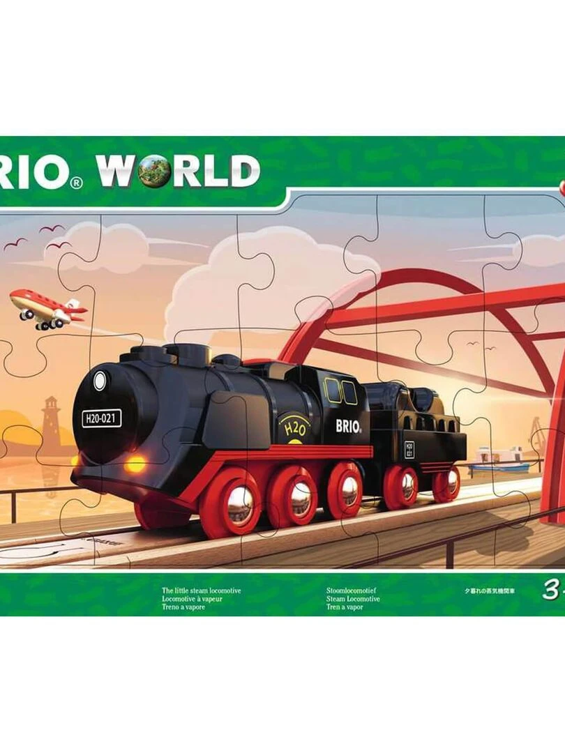 Puzzle cadre 15p locomotive à vapeur / brio N/A