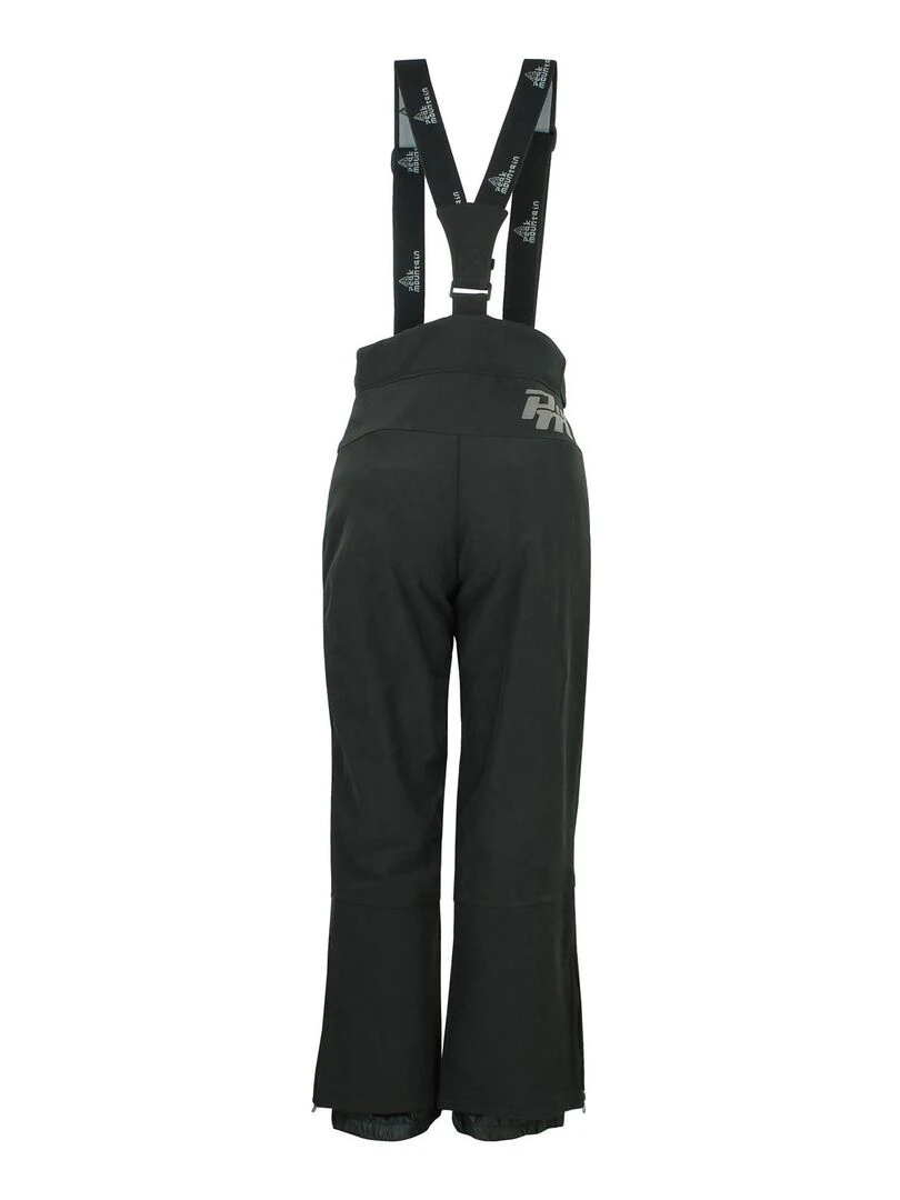 Pantalon de ski softshell garçon ECASHELL PEAK MOUNTAIN Noir Noir