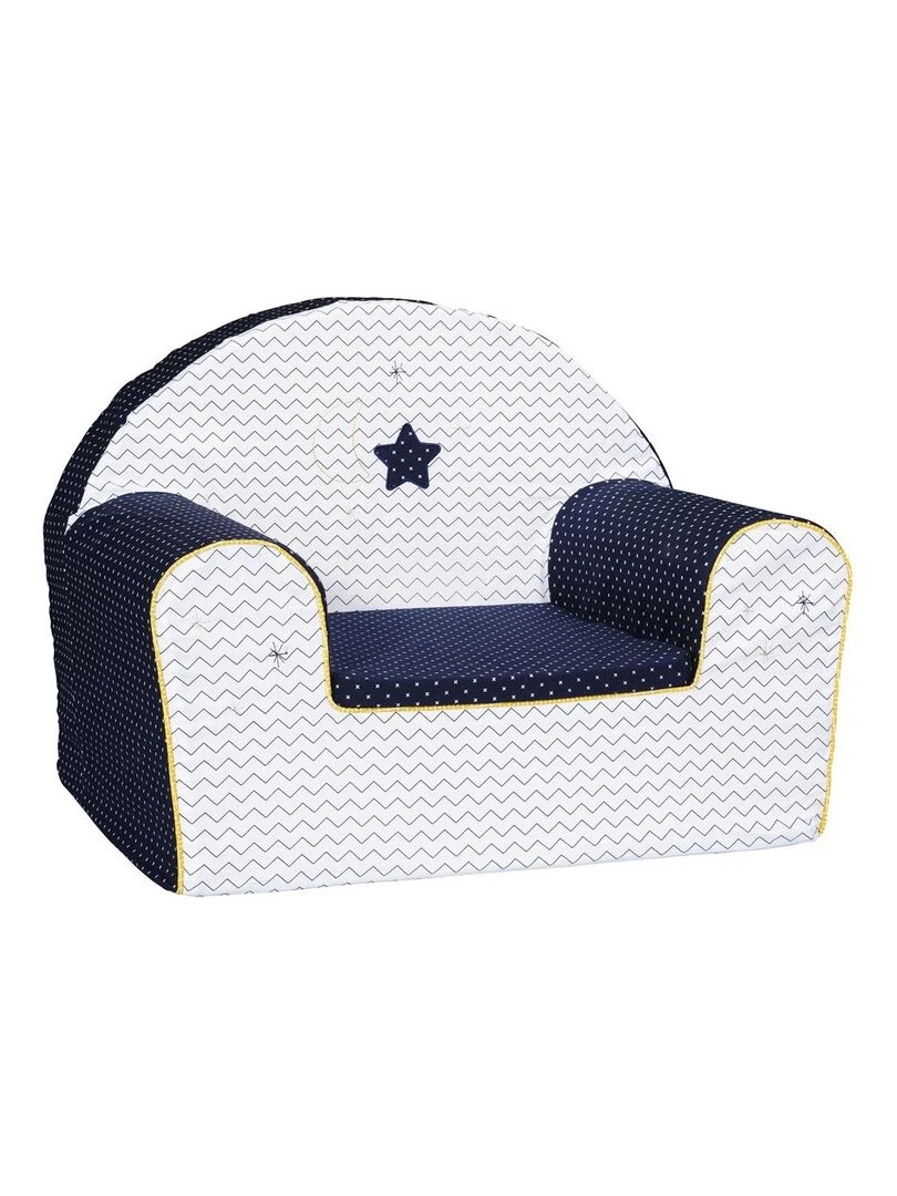 Fauteuil club 42x51cm en coton blanc SAUTHON Blanc