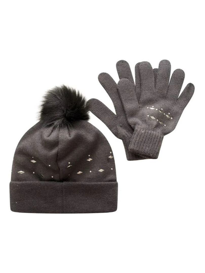 Dare 2B Ensemble bonnet et gants Gris clair