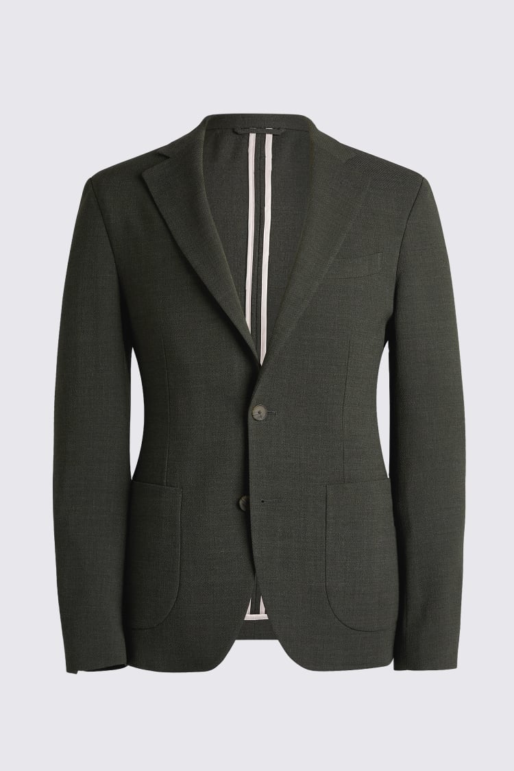 Slim Fit Ink Houndstooth Dress Jacket   Buy Online at Moss