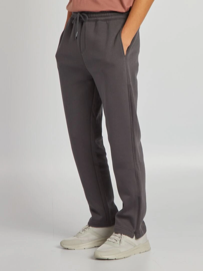 Jogging en molleton gris