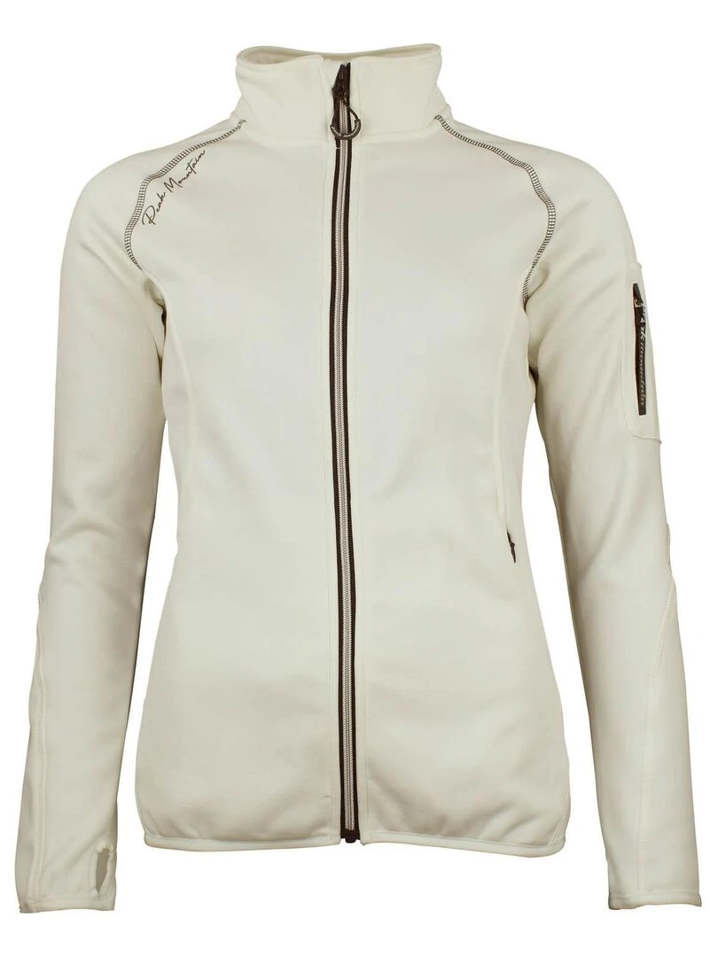Blouson polarshell femme AMARO Ecru