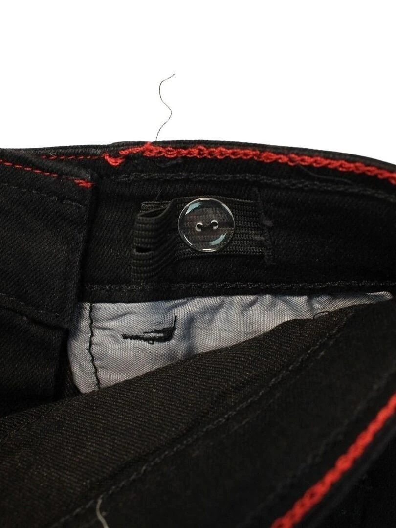 Lee Cooper   Pantalon fille imprimé logo en coton   Noir