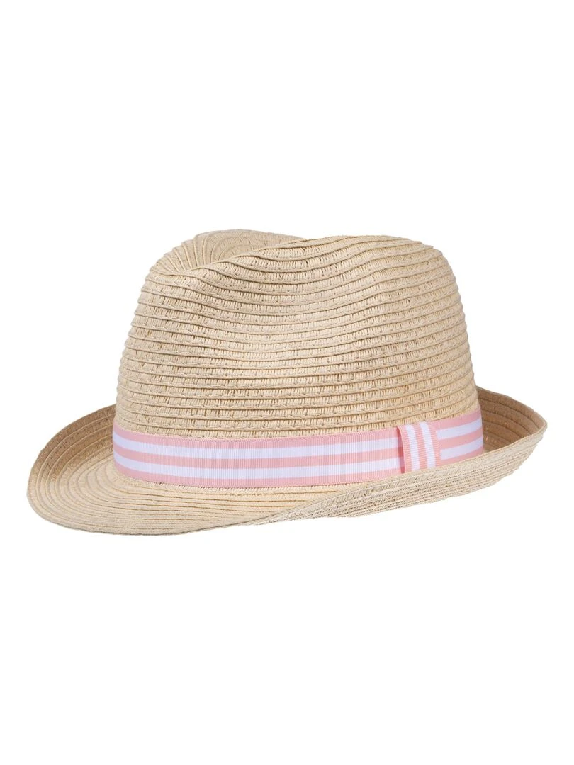 Chapeau Enfant 4 6 ans trilby Ruban Rose Rose