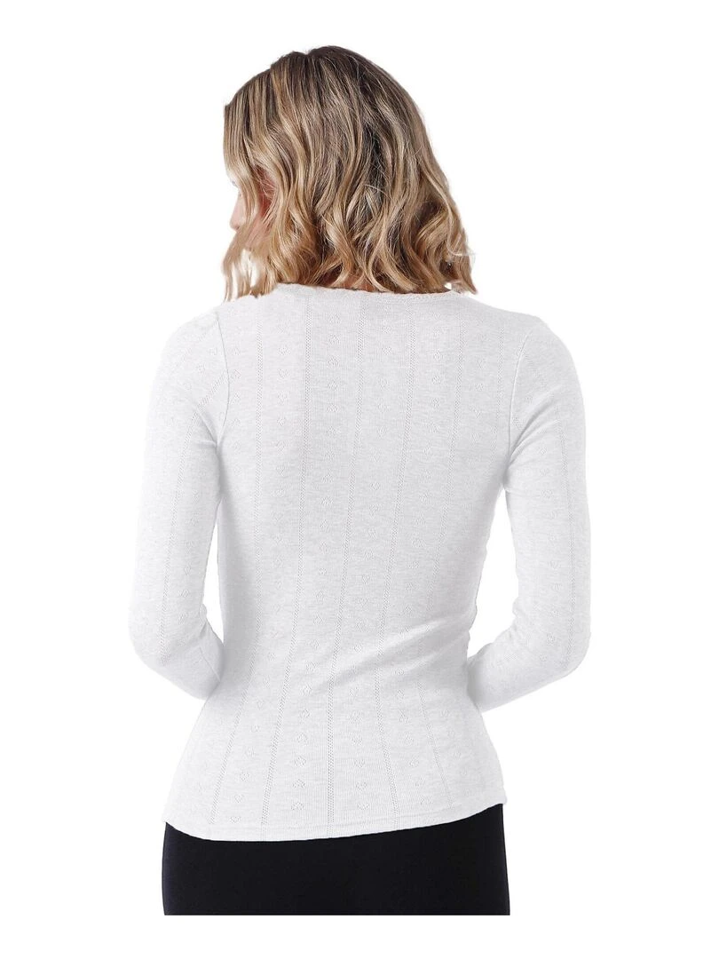 Top manches longues Desagujado Blanc