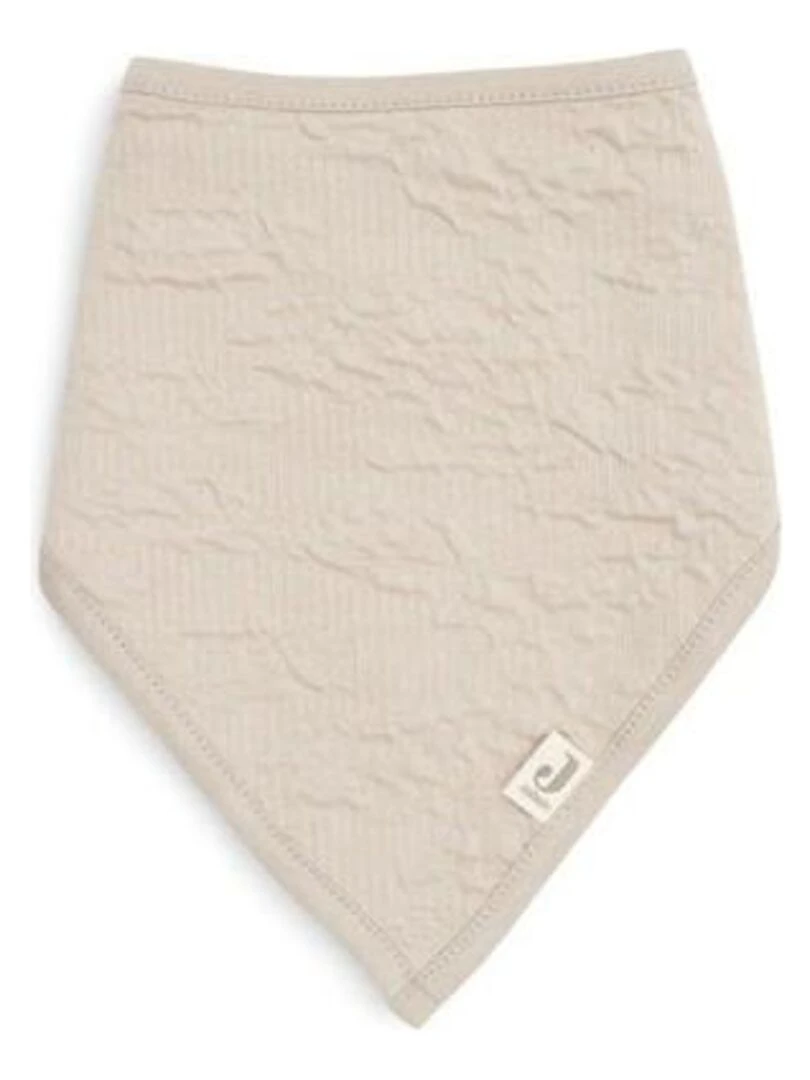 Bavoir Bandana Soft Waves Nougat (2pcs) Jollein Beige sable