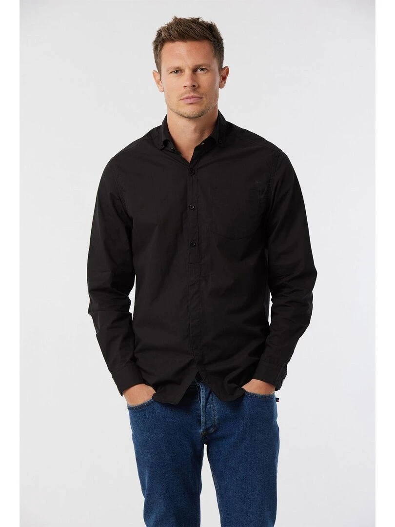 Lee Cooper Chemise manches longues coton DIEKO Noir
