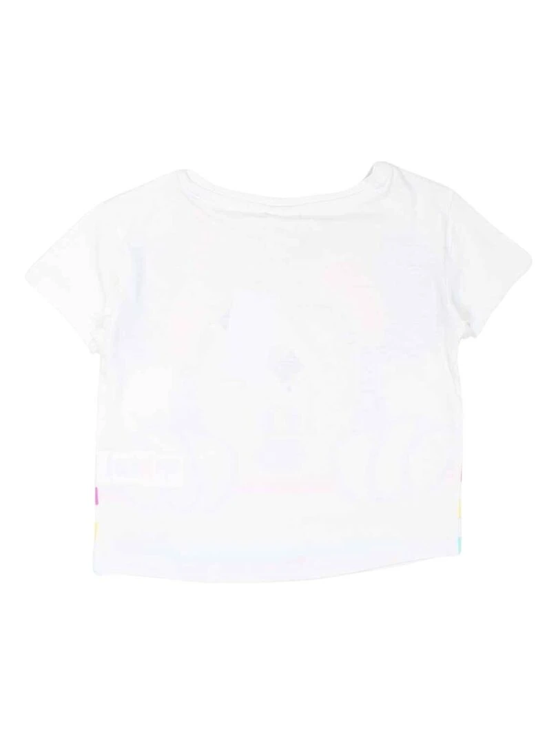 Disney   Robe fille imprimé Minnie en coton   Rose fushia