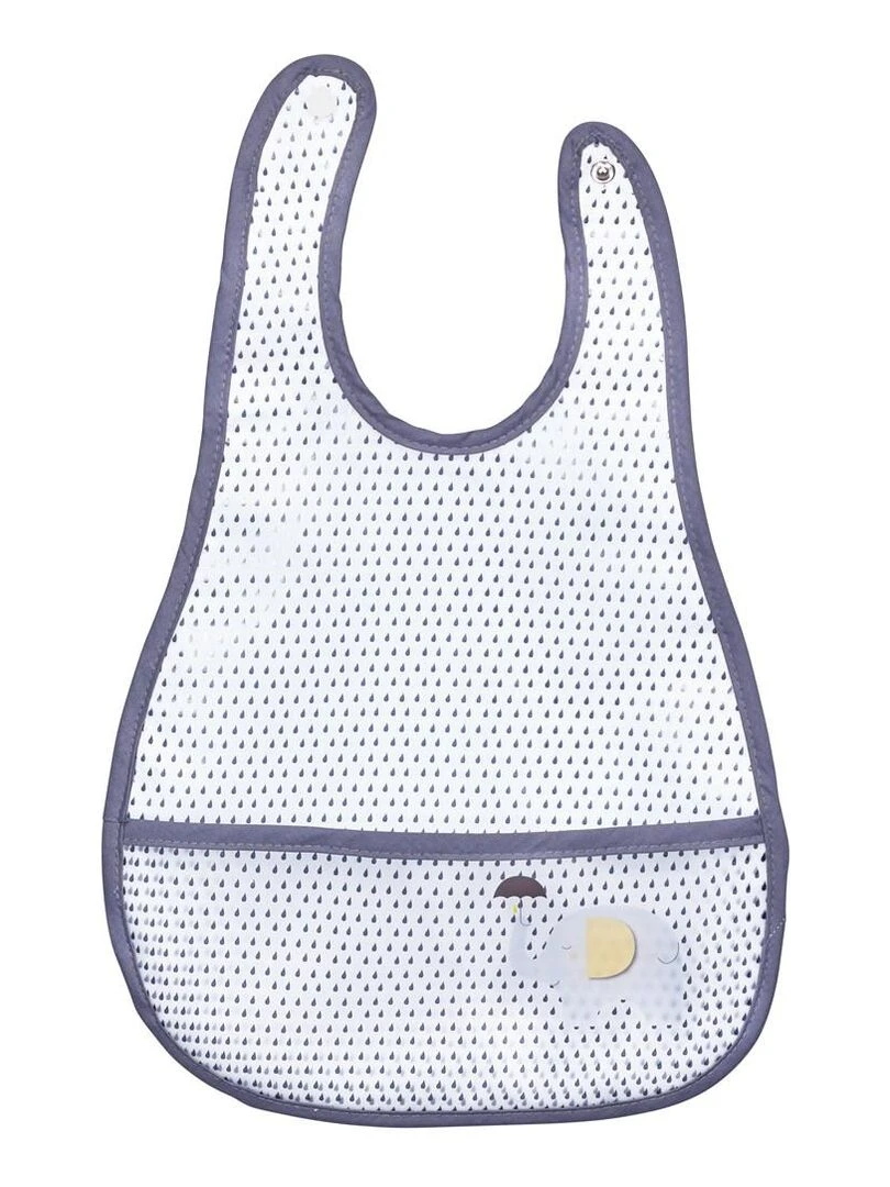 Bavoir avec récupérateur SAUTHON Gris