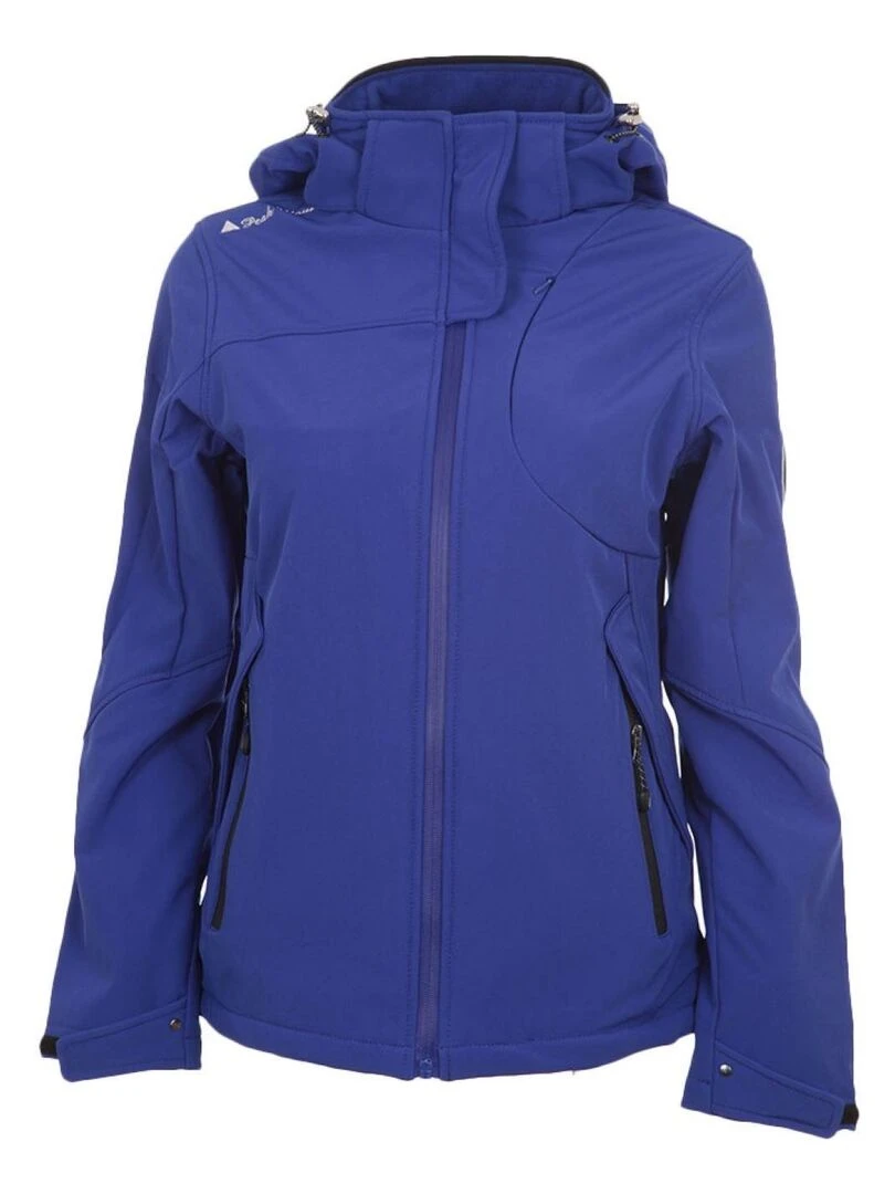 Blouson softshell femme AVENE PEAK MOUNTAIN Bleu