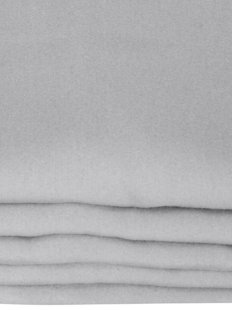 Rideau Aspect Flanelle Obscurcissant MOONDREAM   Gris foncé