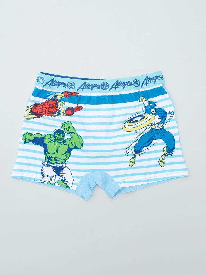 Lot de 2 boxers stretch 'Avengers' 'Marvel'   Bleu