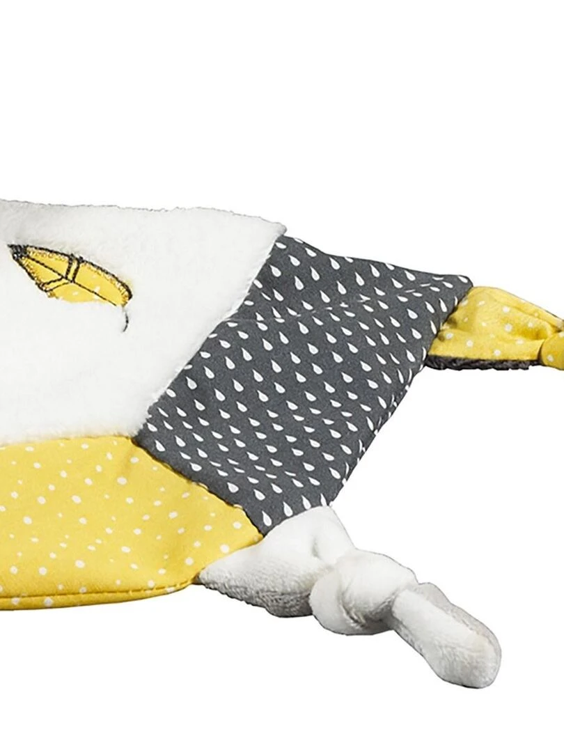 Doudou mouchoir Eléphant en velours gris   SAUTHON   Gris