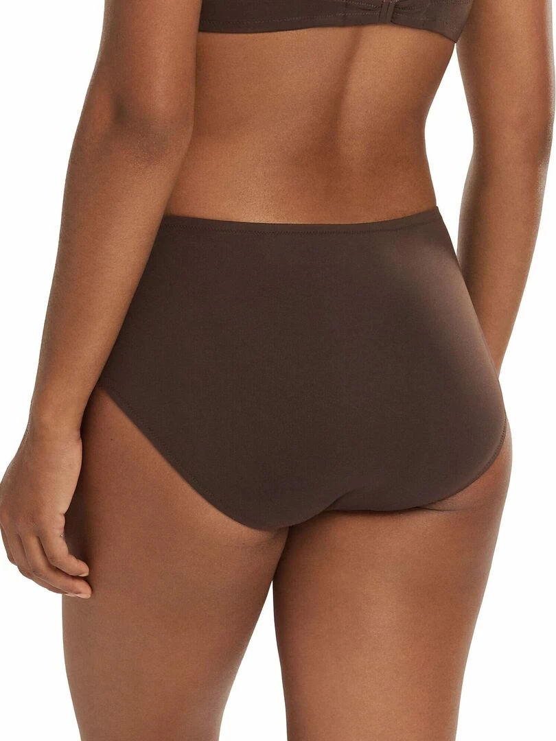 Bas maillot slip de bain shapewear taille haute Veracruz Marron