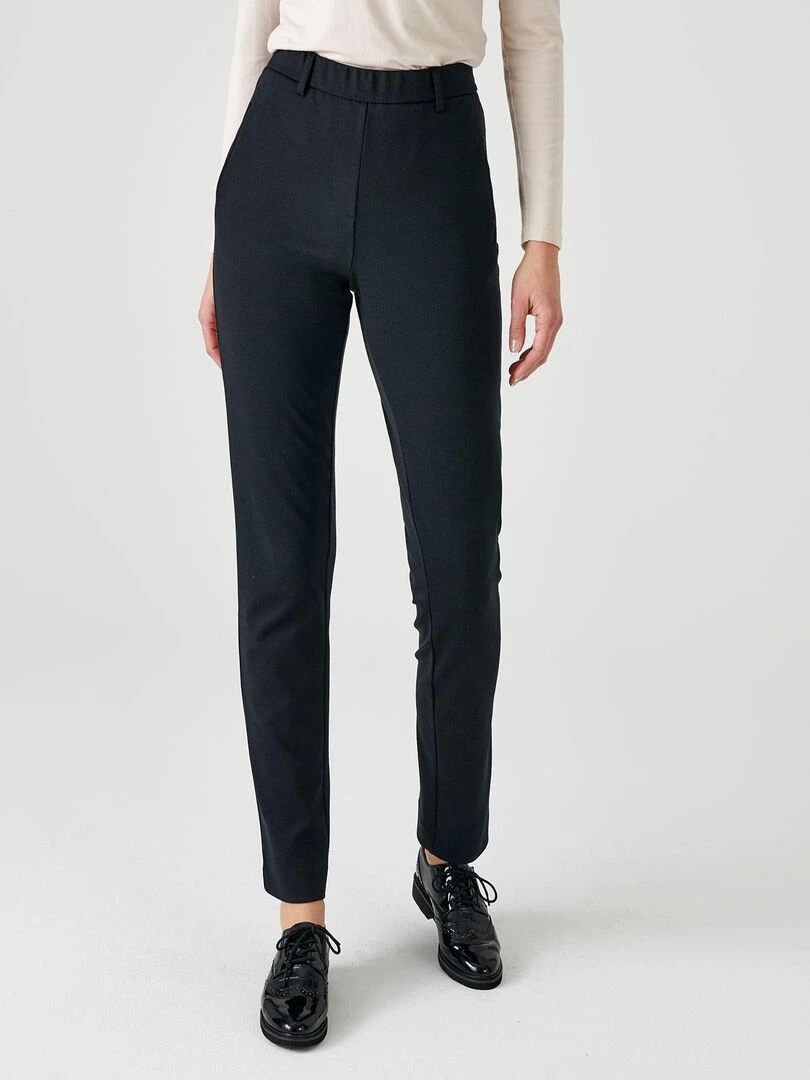 Pantalon maille milano Damart Noir