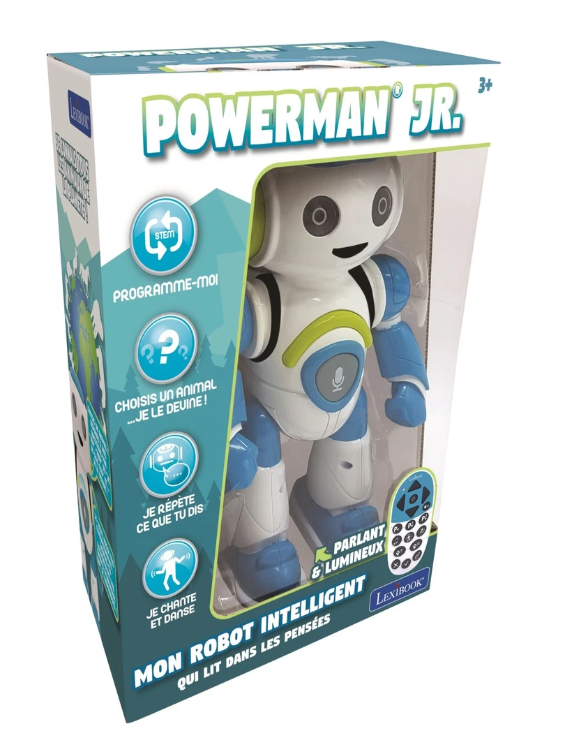 Powerman® Jr. Robot Programmable Avec Quiz  Musique  Jeux (français)   N/A