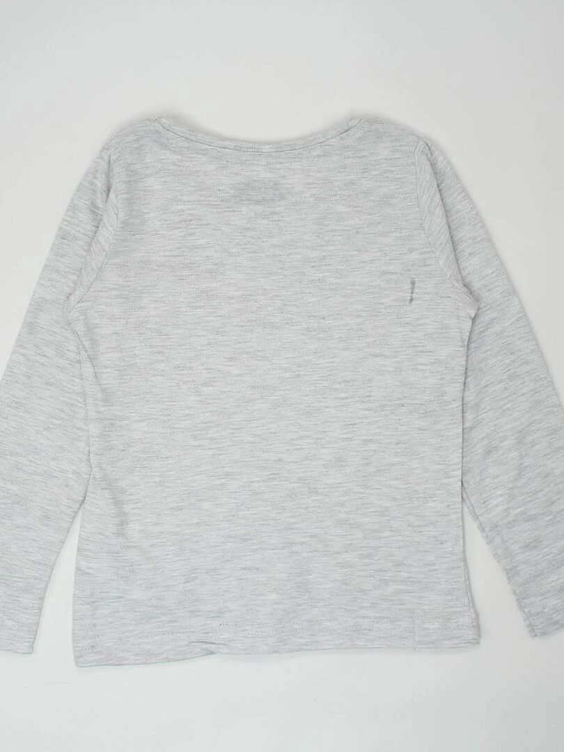 Peppa Pig   Pyjama fille imprimé Peppa Pig en coton   Gris