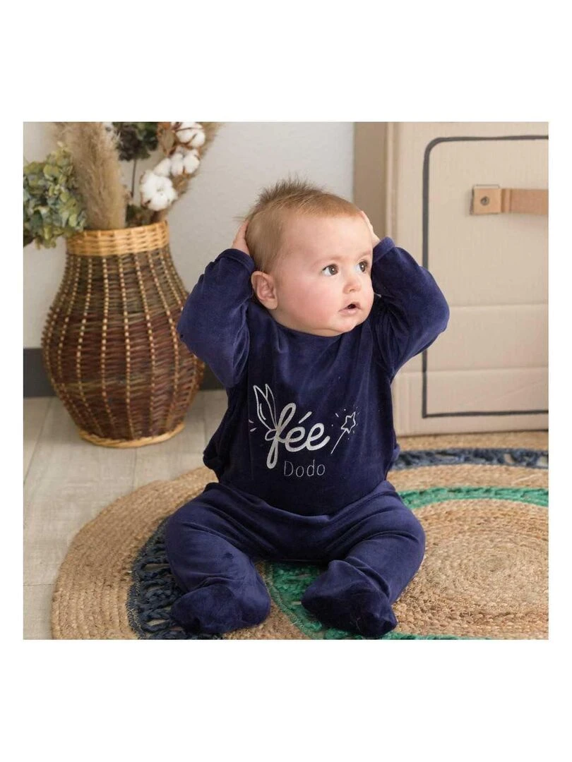 Pyjama bébé modèle Fée Dodo Bleu