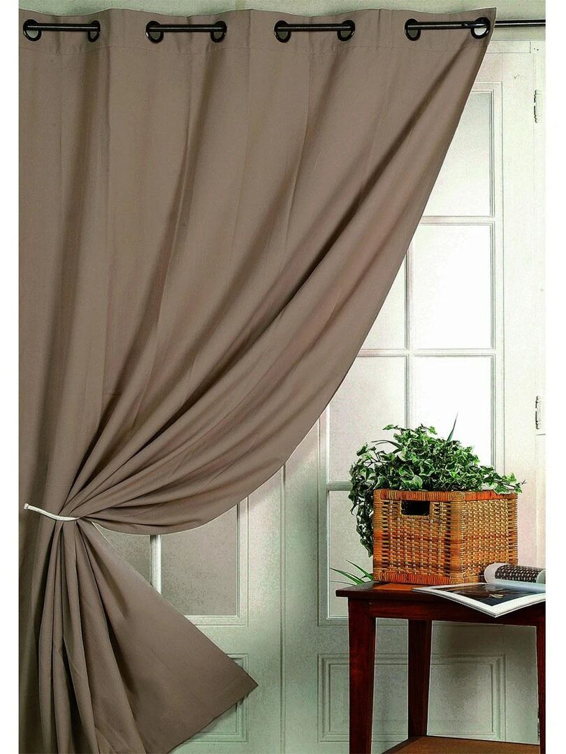 Rideau 80% occultant vu sur D&CO ! Taupe