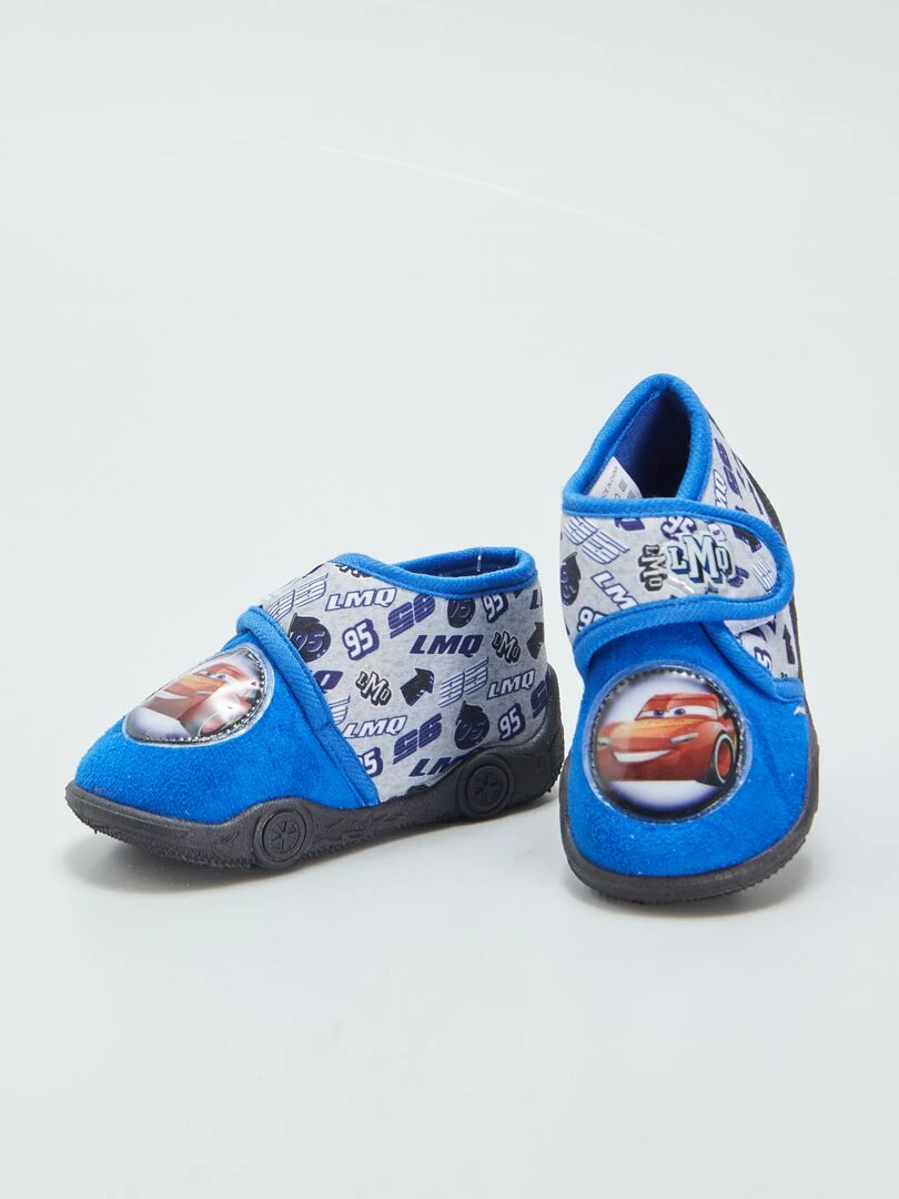 Chaussons à scratch 'Cars'   bleu