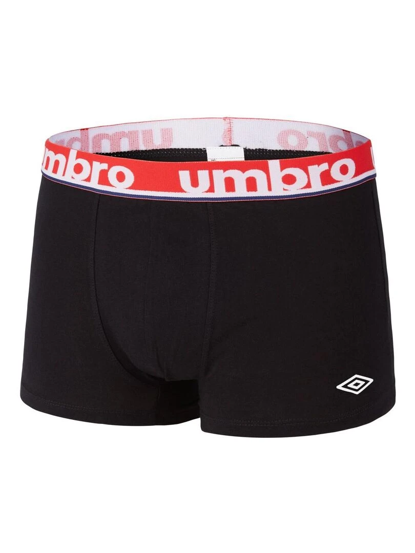 Lot de 5 Boxers coton homme Umbro   Noir