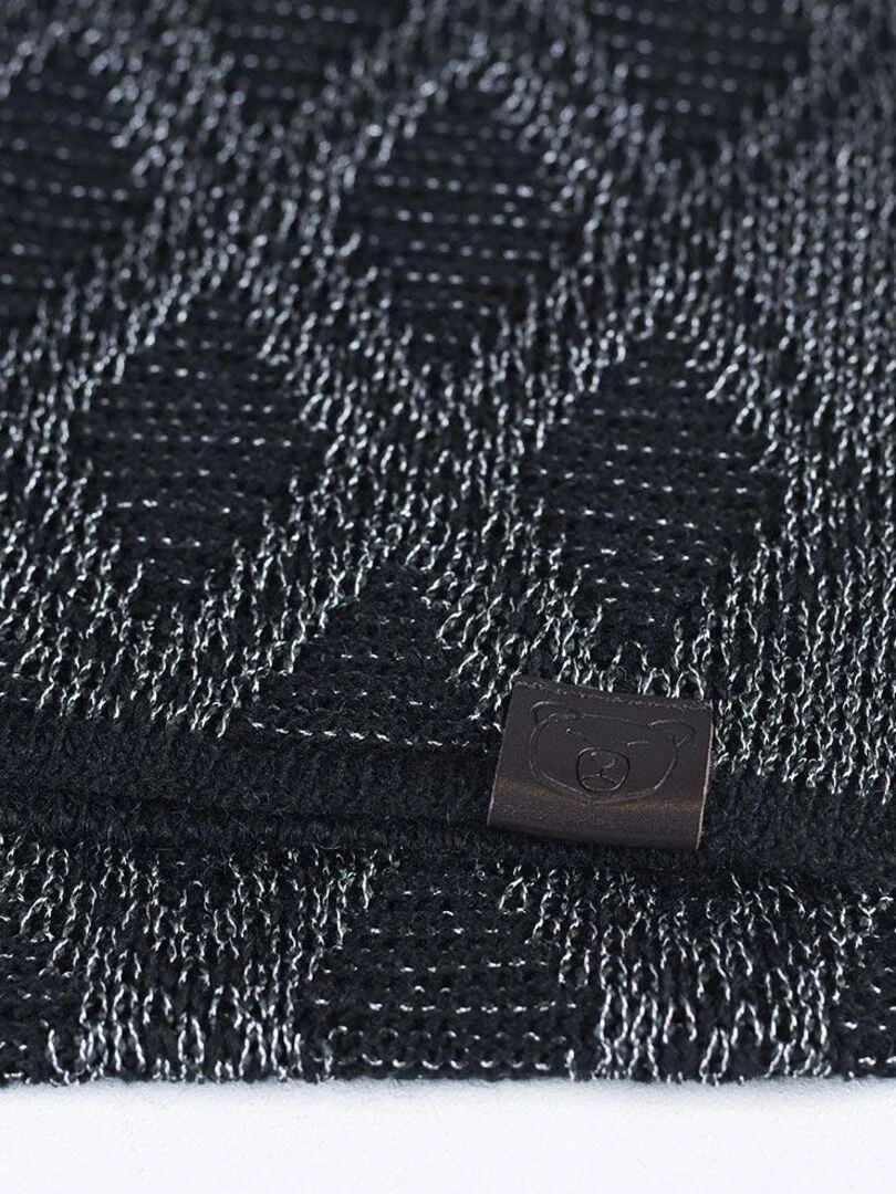 Echarpe Cassiopée Made in France Noir