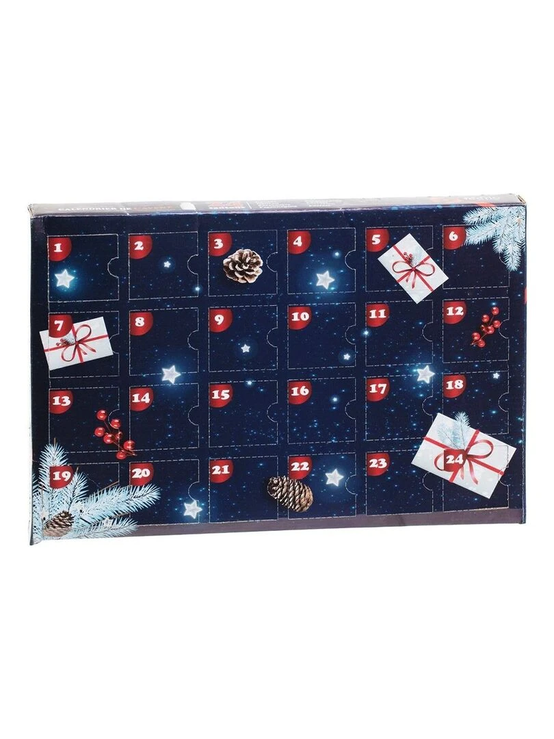 Accessoires Village de Noël Calendrier de l'Avent 24 santons Multicolore