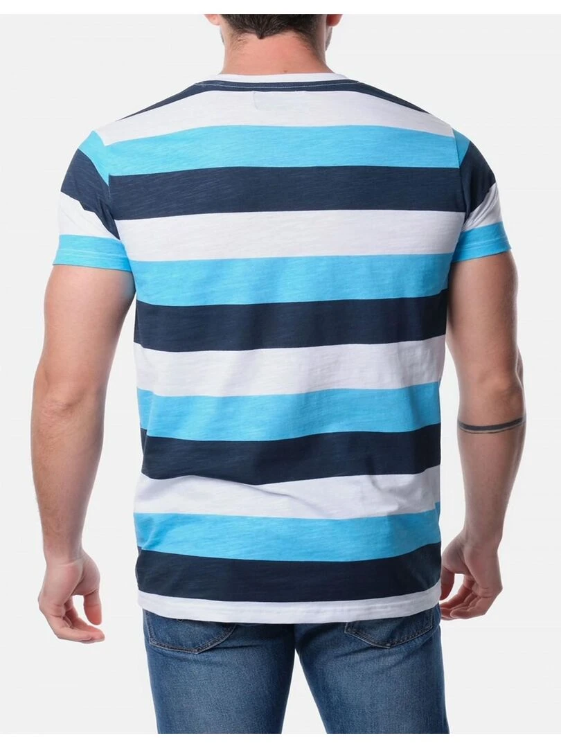 T Shirt Kebello   Bleu turquoise