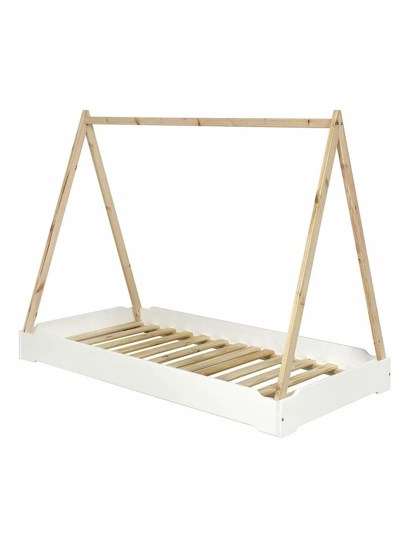 Lit empilable cabane Jelly AKITEN RETAIL Blanc Blanc