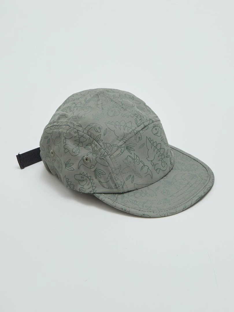 Casquette imprimé dinosaure Kaki