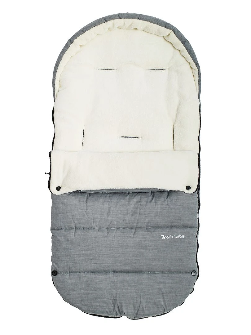Chancelière pour poussette   Gris/blanc