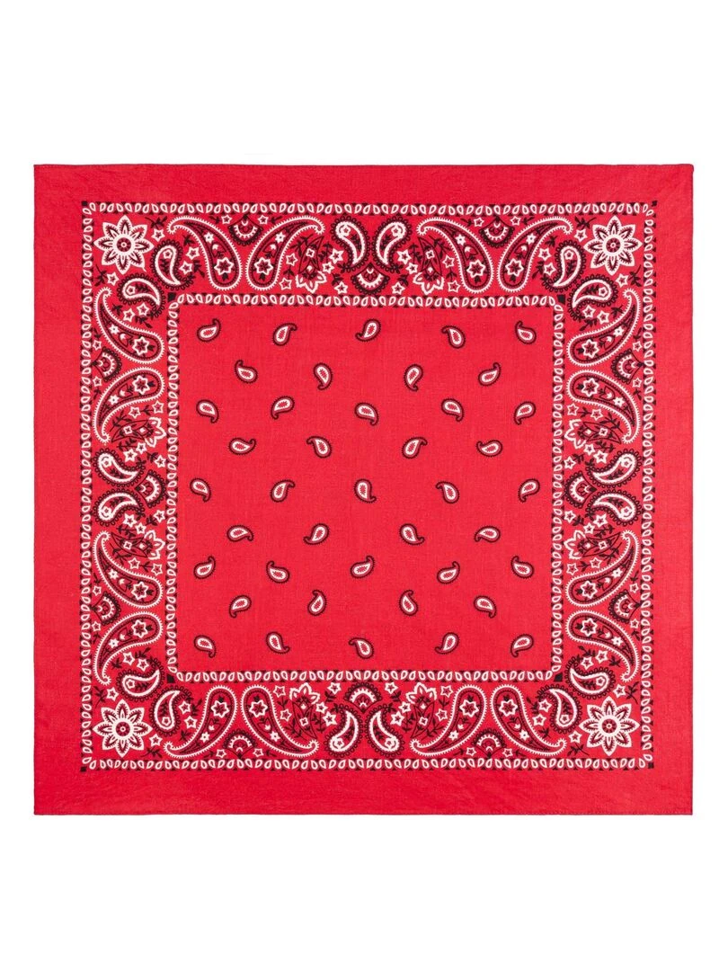 Bandana Coton U.S Premium   Rouge