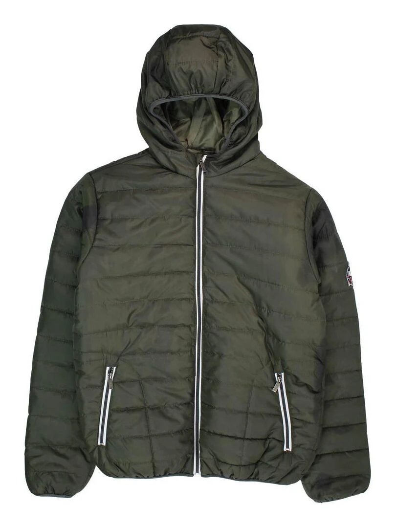 Nasa Parka homme imprimé logo Kaki